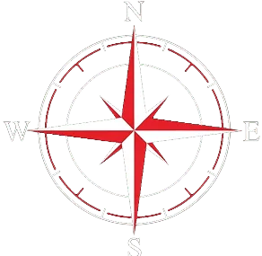 Compass graphic representing reliable insurance towing partner support.